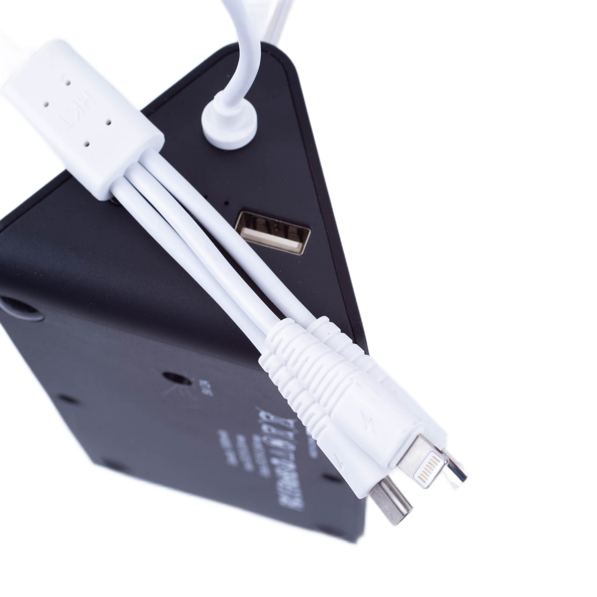 menu holder power bank меню зарядка с беспроводной зарядкой и встроенным кабелем